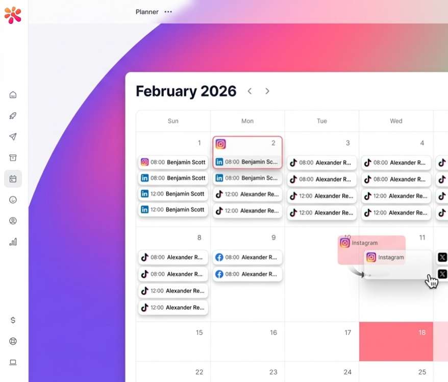 Your content calendar, always full